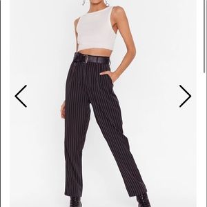 Nasty Gal Striped Pants